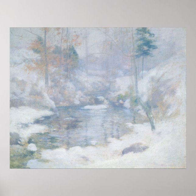 Winter Harmony - John H. Twachtman Fine Art Poster (Vorne)