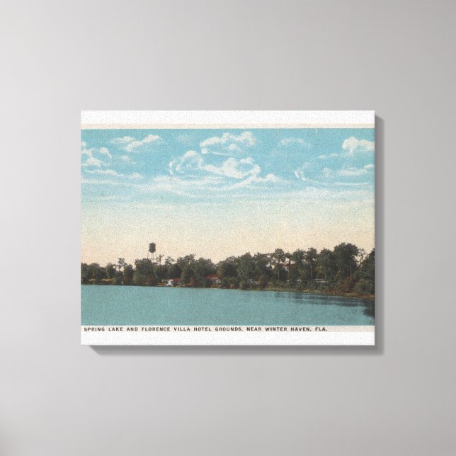 Winter Haven, Florida - Aussicht auf den Frühling Leinwanddruck (Vorderseite)