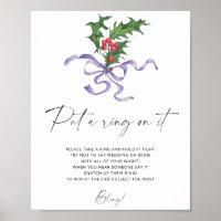 Winter heilige Kranz - setzen Sie einen Ring auf s