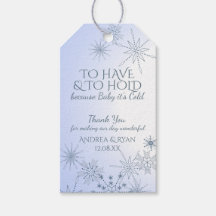 Winter Hochzeiten Snowflakes Blau