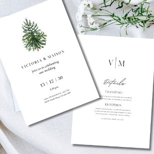 Winter Hochzeits Einladung Weihnachten Hochzeitsei