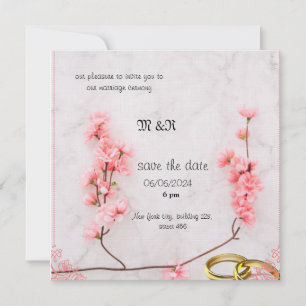 Winter-Hochzeitseinladung Einladung