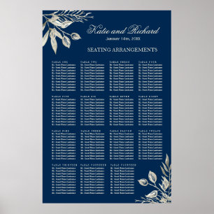 Winter-Hochzeitsplatz Poster