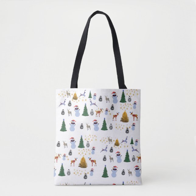 Winter Holiday All-Over-Print Tote Bag (Vorderseite)