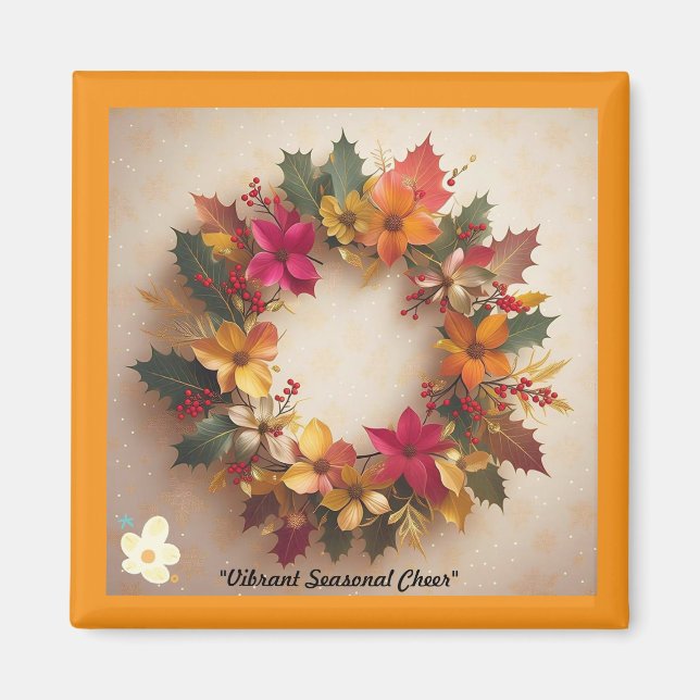 "Winter Holiday Charm" Magnet (Vorne)