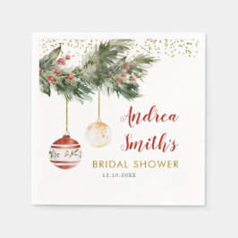 Winter Holiday Deck Brautparty Paper Serviette