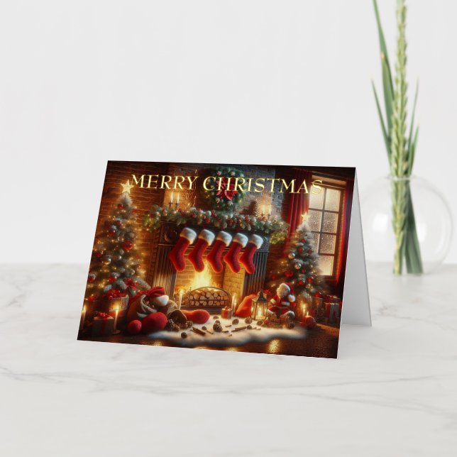 Winter Holiday Express Züge Malerei (Vorderseite)