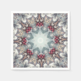 Winter Holiday Paper Napkin Serviette