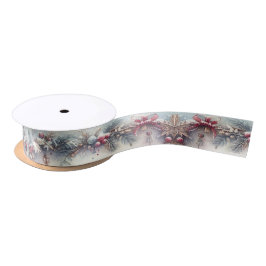 Winter Holiday Satin Ribbon Satinband