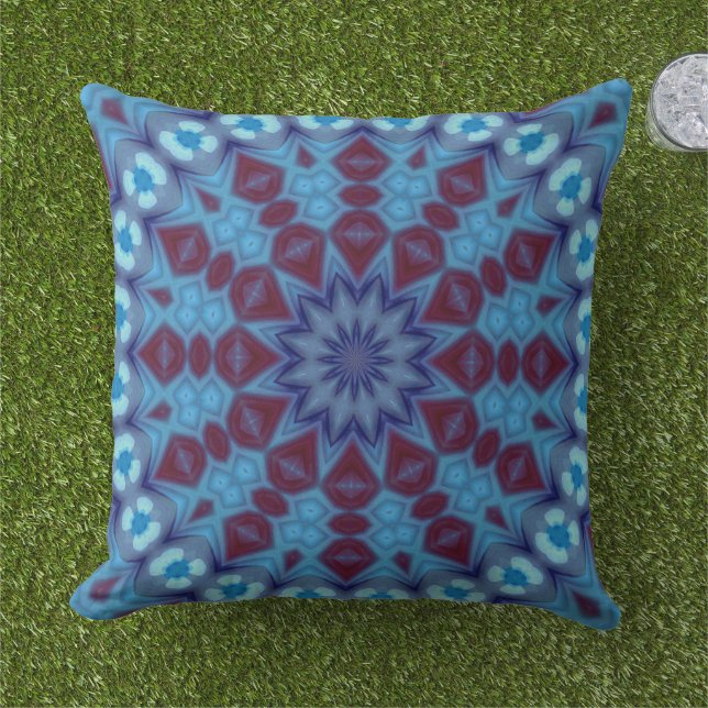 winter holiday Throw Pillow Kissen (Gras)