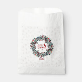 Winter Holiday Wreath 'Das ist die Jahreszeit Mong Geschenktütchen