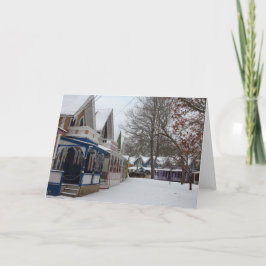 Winter Hütten - Martha's Vineyard Card Karte