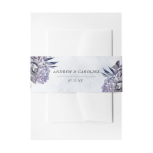 Winter Hydrangea Floral Wedding Bly Band