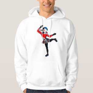 Winter Ice Skaten Girl Hoodie