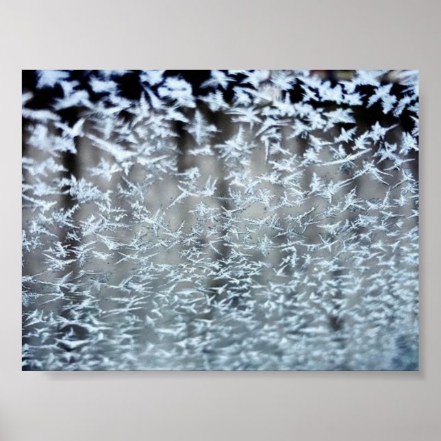 Winter Icicles Poster (Vorne)