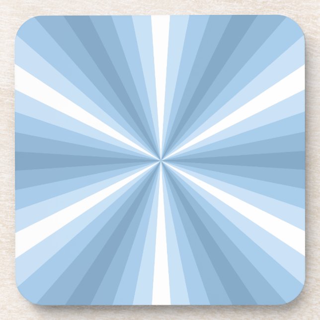 Winter-Illusions-Quadrat-Achterbahn Untersetzer (Vorderseite)