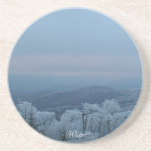 Winter im Blauen Ridge-Gebirge Getränkeuntersetzer