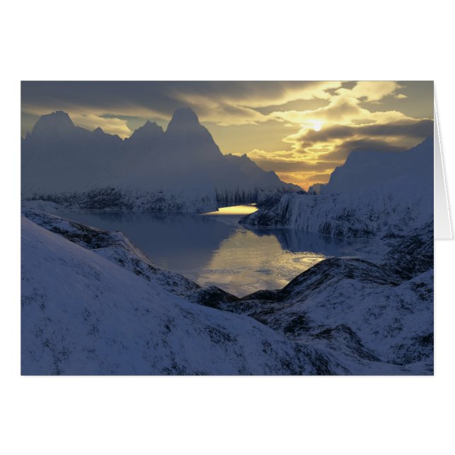 Winter im Fraktalland (Vorderseite (Horizontal))