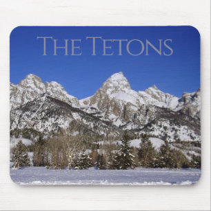Winter im Grand Teton National Park beim Skilangla Mousepad