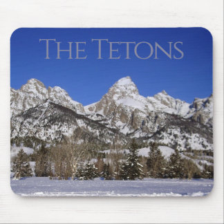 Winter im Grand Teton National Park beim Skilangla Mousepad