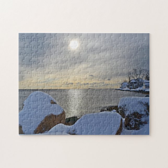 Winter im indischen Cove Puzzle (Horizontal)