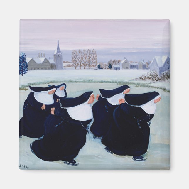 Winter im Kloster Magnet (Vorne)