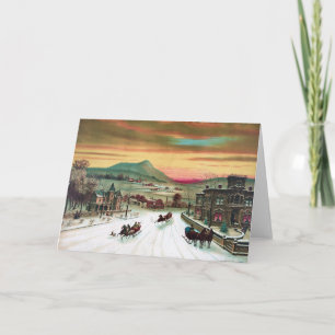 Winter im Land Feiertagskarte