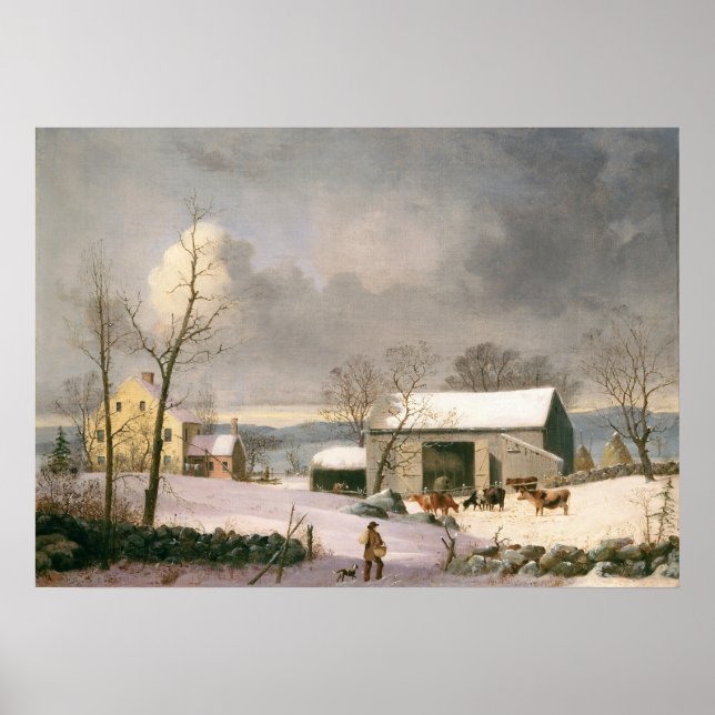 Winter im Land - GH Durrie Fine Art Poster (Vorne)