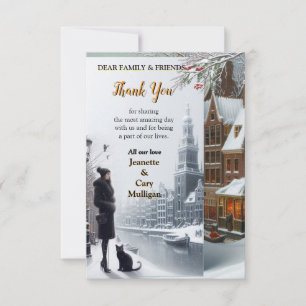 WINTER im magischen Wunderland RSVP Karte