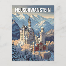 Winter im Schloss Neuschwanstein Deutschland Reise