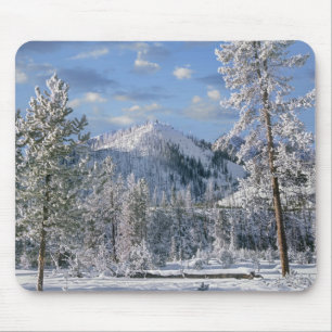 Winter im Yellowstone Nationalpark, Wyoming Mousepad