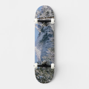 Winter im Yellowstone-Nationalpark, Wyoming Skateboard