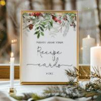 Winter immergrün verlasse hier Ihre Rezeptionskart