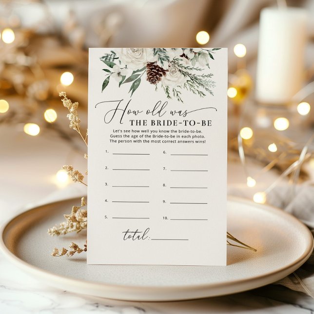 Winter immergrün Wie alt war die Braut, um Spiel z (Von Creator hochgeladen)