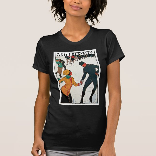 Winter in Davos T-Shirt (Vorderseite)