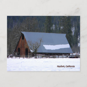 Winter in den Bergen..... Postkarte