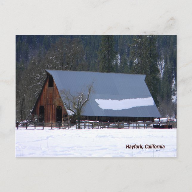 Winter in den Bergen..... Postkarte (Vorderseite)