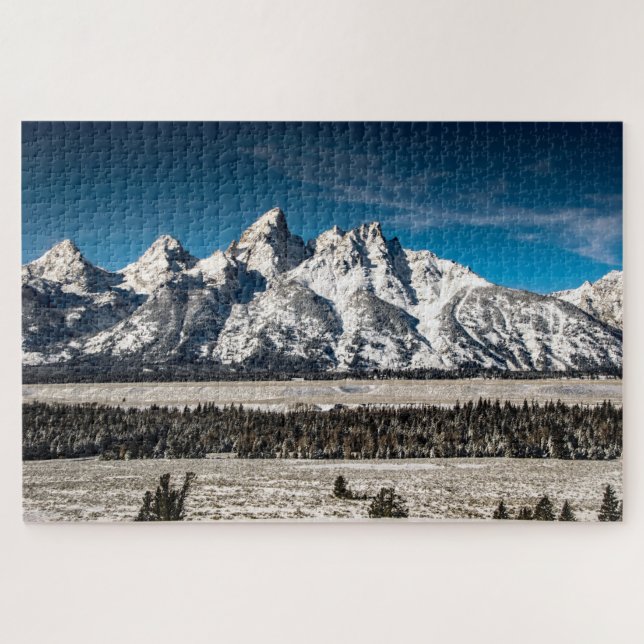 Winter in den Tetons Puzzle (Horizontal)