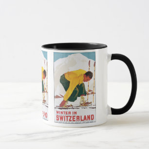 Winter in der Schweiz Tasse