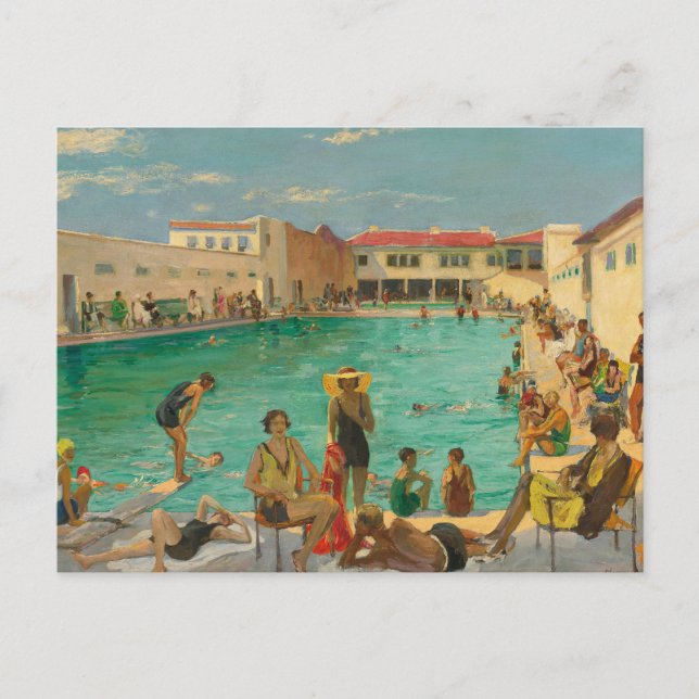 Winter in Florida | Sir John Lavery Postkarte (Vorderseite)