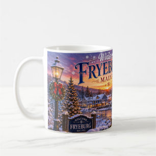 Winter in Fryeburg Maine Kaffeetasse