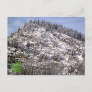 Winter in Greenwood Postcard Postkarte