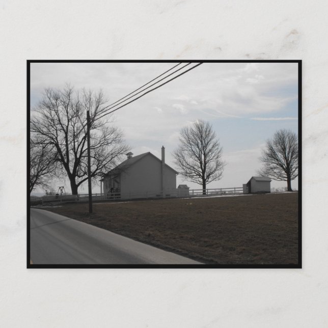 ~ Winter in Lancaster Landkreis ~ 20 Postkarte (Vorderseite)