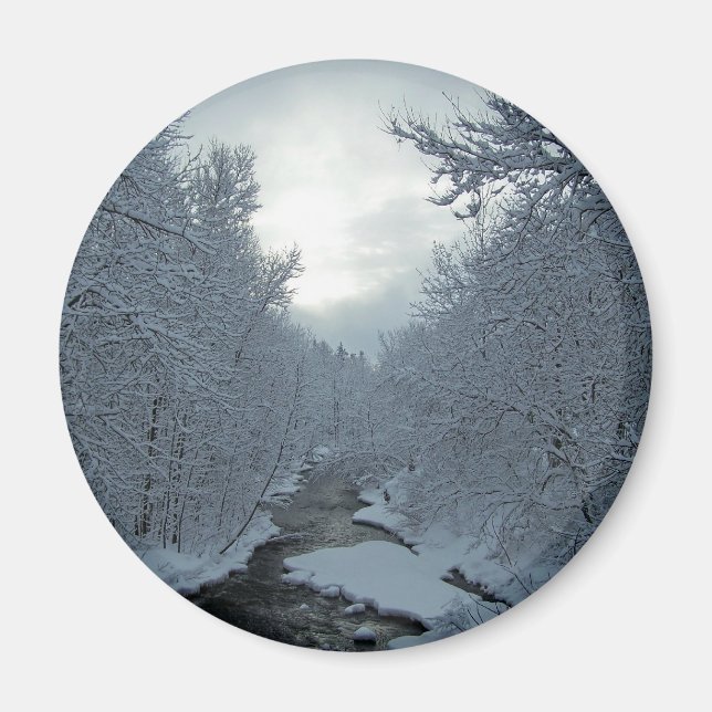 Winter in Maine Magnet (Vorne)