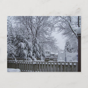 Winter in New Jersey Postkarte
