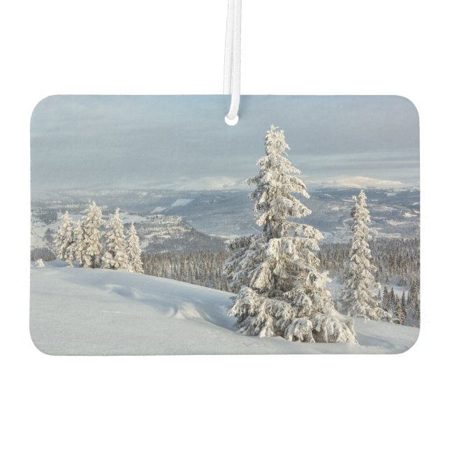 Winter in Norwegen Autolufterfrischer (Rückseite)