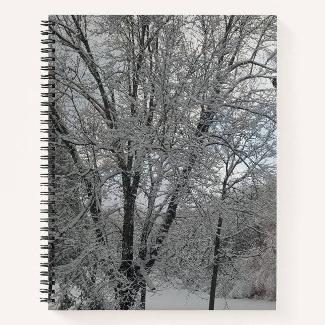 Winter in PA-Sketchbook Notizbuch (Vorderseite)