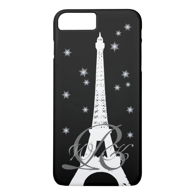 Winter in Paris iPhone Case (Rückseite)