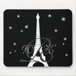 Winter in Paris Mouse Pad Mousepad