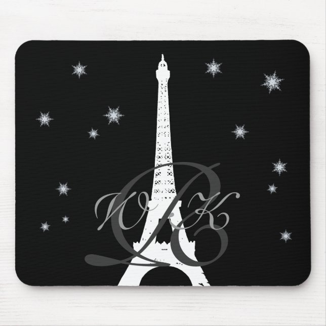 Winter in Paris Mouse Pad Mousepad (Vorne)